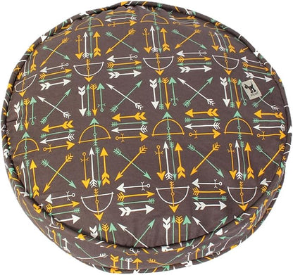 Molly Mutt Petite Dog Duvet Cover - Round - Papillon Print - Measures 20’’ x 4’’ - 100% Cotton - Durable - Breathable - Sustainable - Machine Washable Dog Bed Cover - Pre-Shrunk