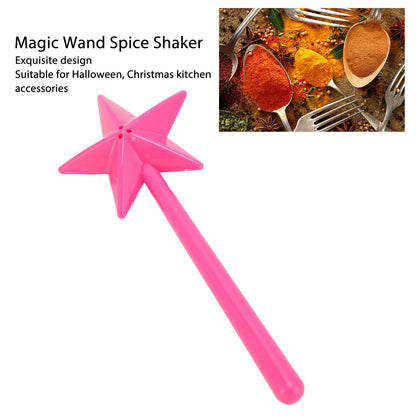 Wand Salt and Shakers, Exquisite Design, Multipurpose, Easy to, for Halloween Christmas Kitchen (Three Holes)