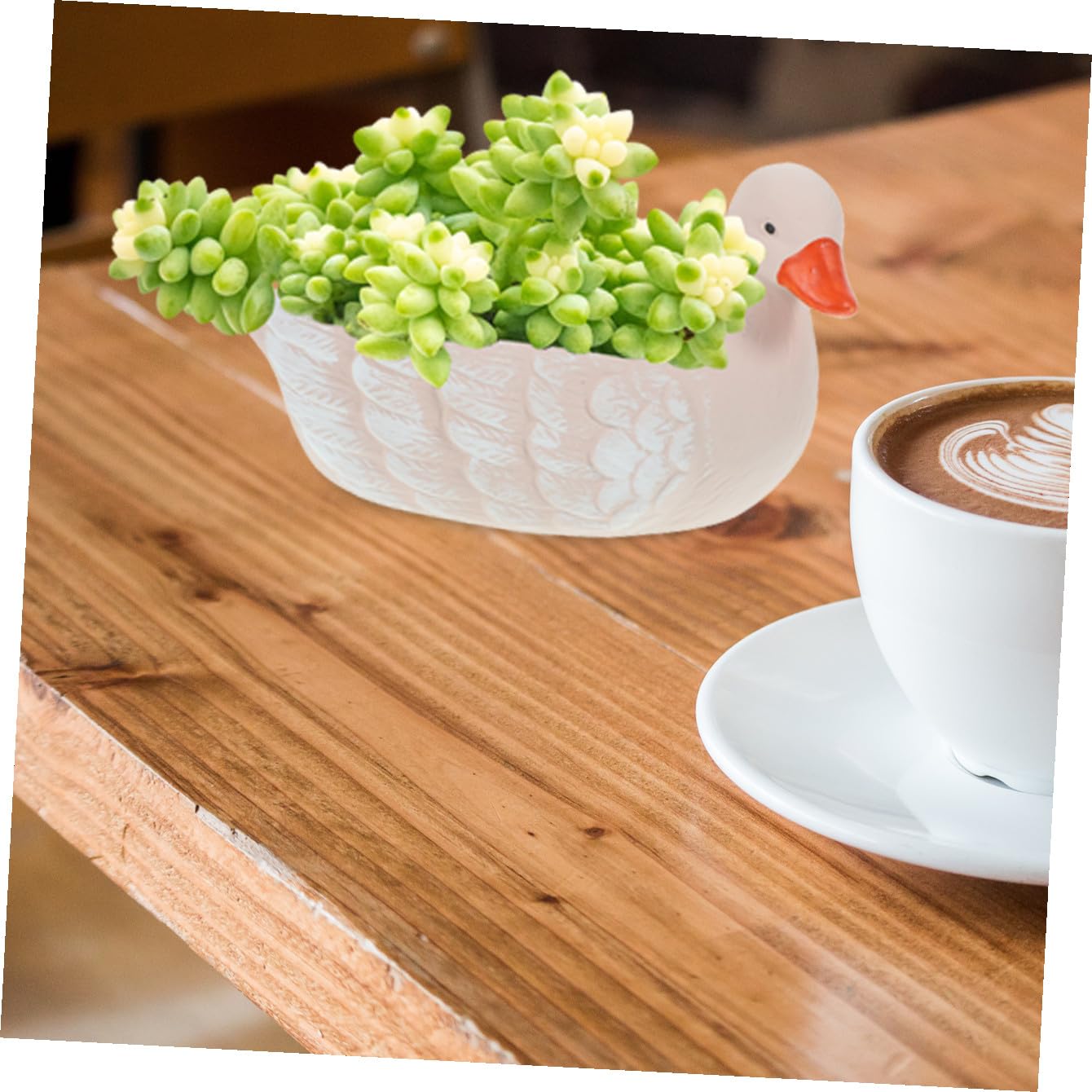 balacoo Ceramic Animal Succulent Flower Pot Desktop Plant Container Small Bird Style Balcony Gardening Planter for Indoor and Outdoor Use