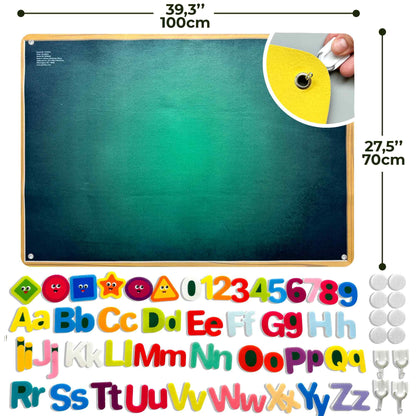 QUOKKA USA Felt Board for Kids 3-5 Years Old - Social Emotional Preschool Learning Activities for Ages 3-5 - Educational Flannel Toy Speech Therapy Gift