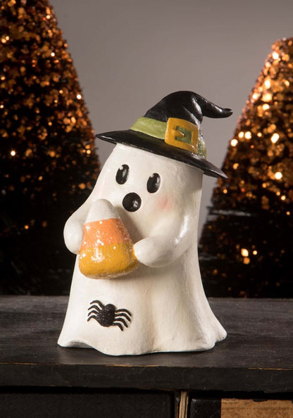 Bethany Lowe Designs Inc. Candy Corn Ghost Gavin Standard, Multicolor