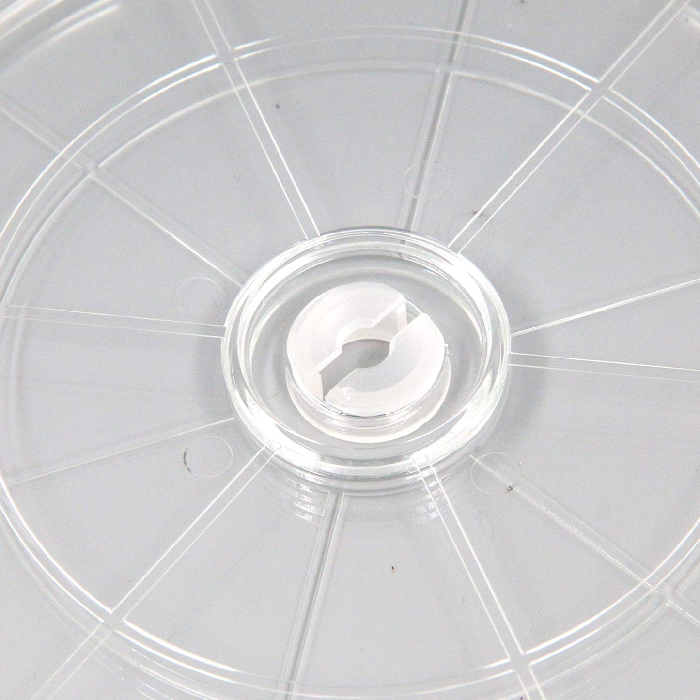 MY MIRONEY Heavy Duty Lazy Susan Turntable Organizer 7" Clear Acrylic Rotating Swivel Stand with Steel Ball Bearings for Spice Rack Cake Decorating TV Laptop Pack of 2