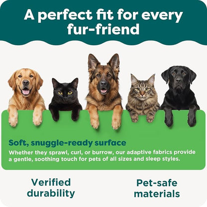 Furhaven Steady Paws Multi-Step Pet Stairs for High Beds & Sofas - Brown, 4-Step