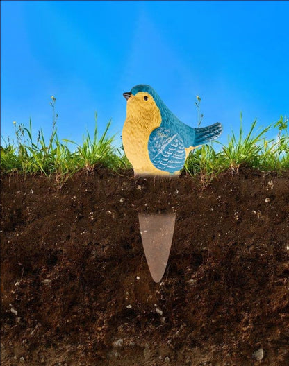 Qinsuikai 4 Pcs Bird Shape Plant Watering Globes, Terracotta Watering Spikes Suitable for Indoor and Outdoor, Vacation Self Watering Planter Insert (Bird)