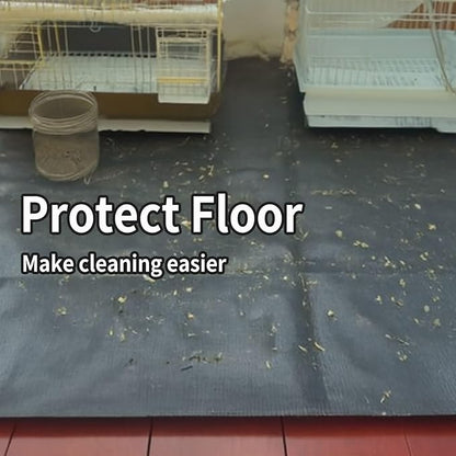 Waterproof Pet Playpen Mat for Rabbits & Guinea Pigs & Dogs – 59"x59" Reusable Floor Protector Liner for Indoor Small Animal Cage, Easy Clean Foldable Bottom Tarp for Playpen & Hutch Use