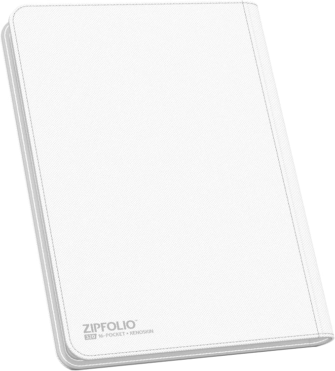 Ultimate Guard Zipfolio 320 – 16 Pocket Xenoskin White