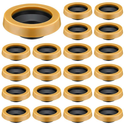 Marsui 20 Pack Toilet Wax Ring Thick Toilet Bowl Wax Ring Gasket for 3-inch/4-inch Waste Line - Gas, Odor and Watertight Seal