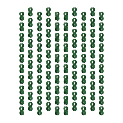 100X Plant Trellis Cane Connector, Climbing Rattan Stent Accessories Plant Connector Stake Clip for Garden Orchard Tomato Cage 11mm (7/16 inch)