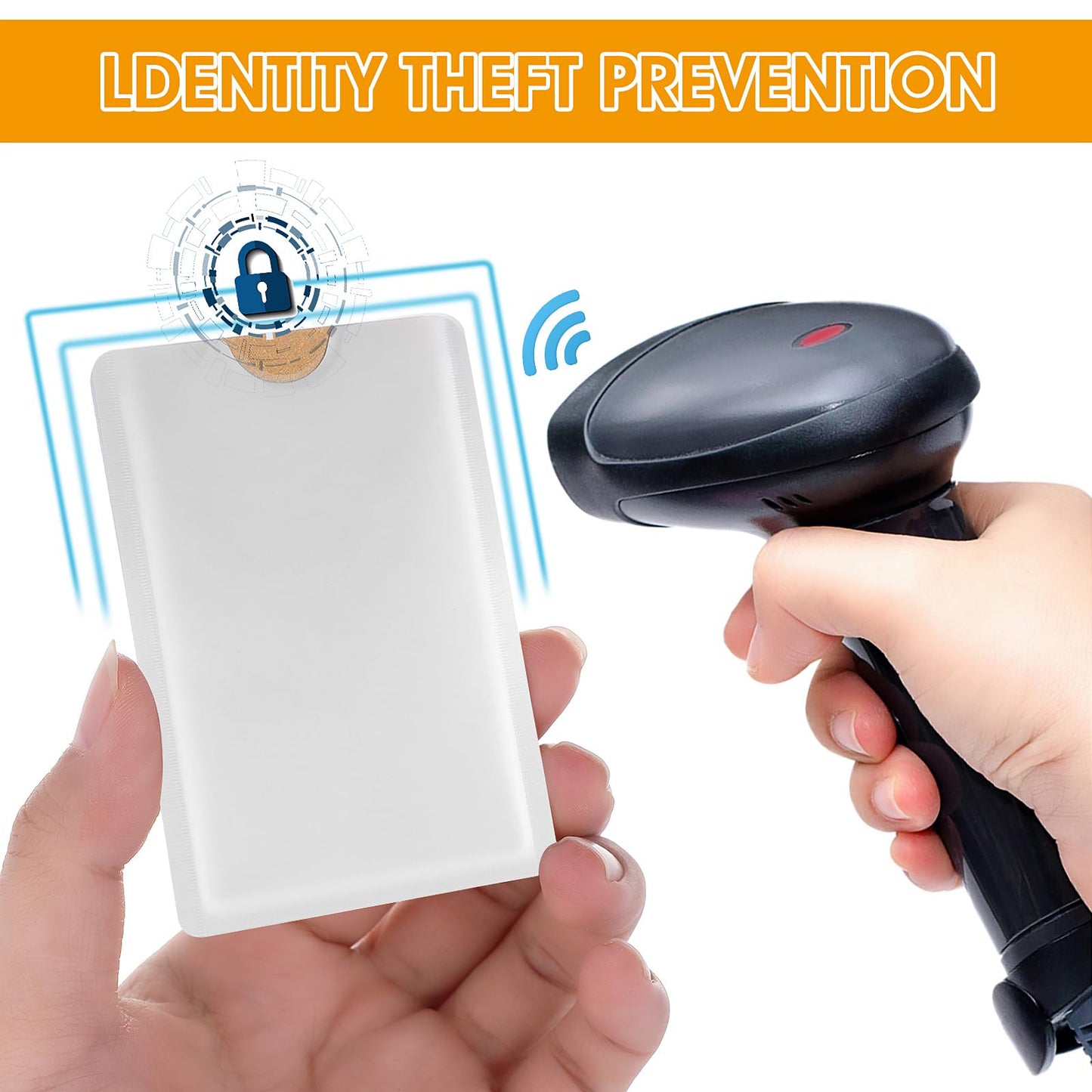 Ouligay 10PCS RFID Blocking Sleeves - Credit Card Holder & Identity Card Protector Set