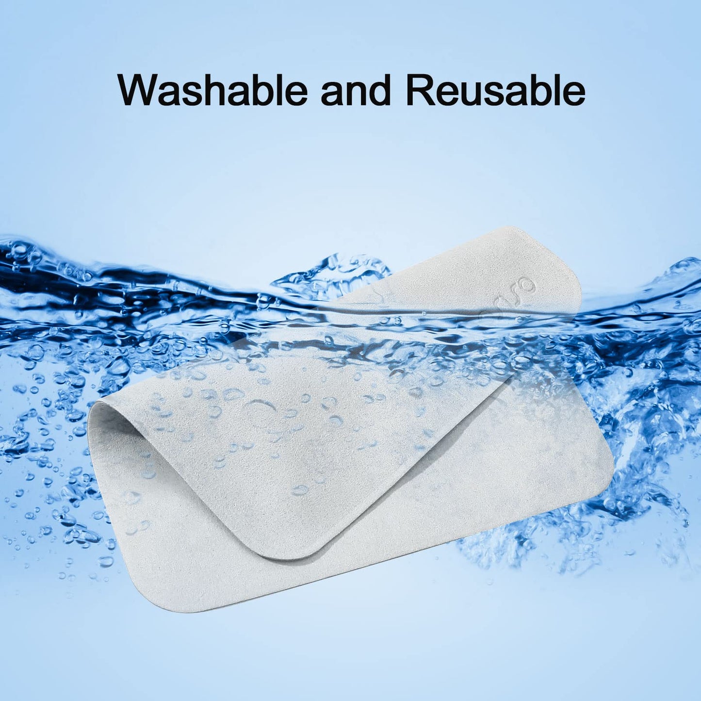 MOSISO Polishing Cloth, 2PCS Soft Microfiber Cloth Electronic Screen Cleaning Cloths Compatible with iPhone,Compatible with MacBook,Compatible with iPad,Tablets,Laptop Notebook Computer,Camera, Grey