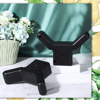 Yungyan 8 Pcs Tree Support, Plastic Fruit Branch Support Device Tree Brace Prevent Them from Breaking for Vineyards Ornamental Gardens Orchards Fits on Standard 1.57 x 1.57 Inch Lumber (Black)