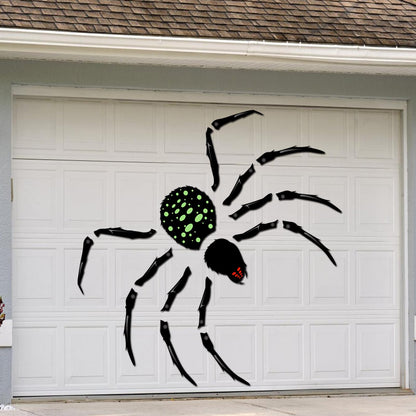 ROESIS 70" Halloween Garage Door Decorations Magnets Large Spider, Garage Door Halloween Decorations Magnetic Stickers for Garage Doors, Metal Surfaces, Cars