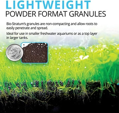 Fluval 12696 Natural Mineral-Rich Volcanic Soil Bio Stratum for Planted Tanks, 4.4 lbs. - Aquarium Substrate for Healthy Plant Development, Growth, and Color