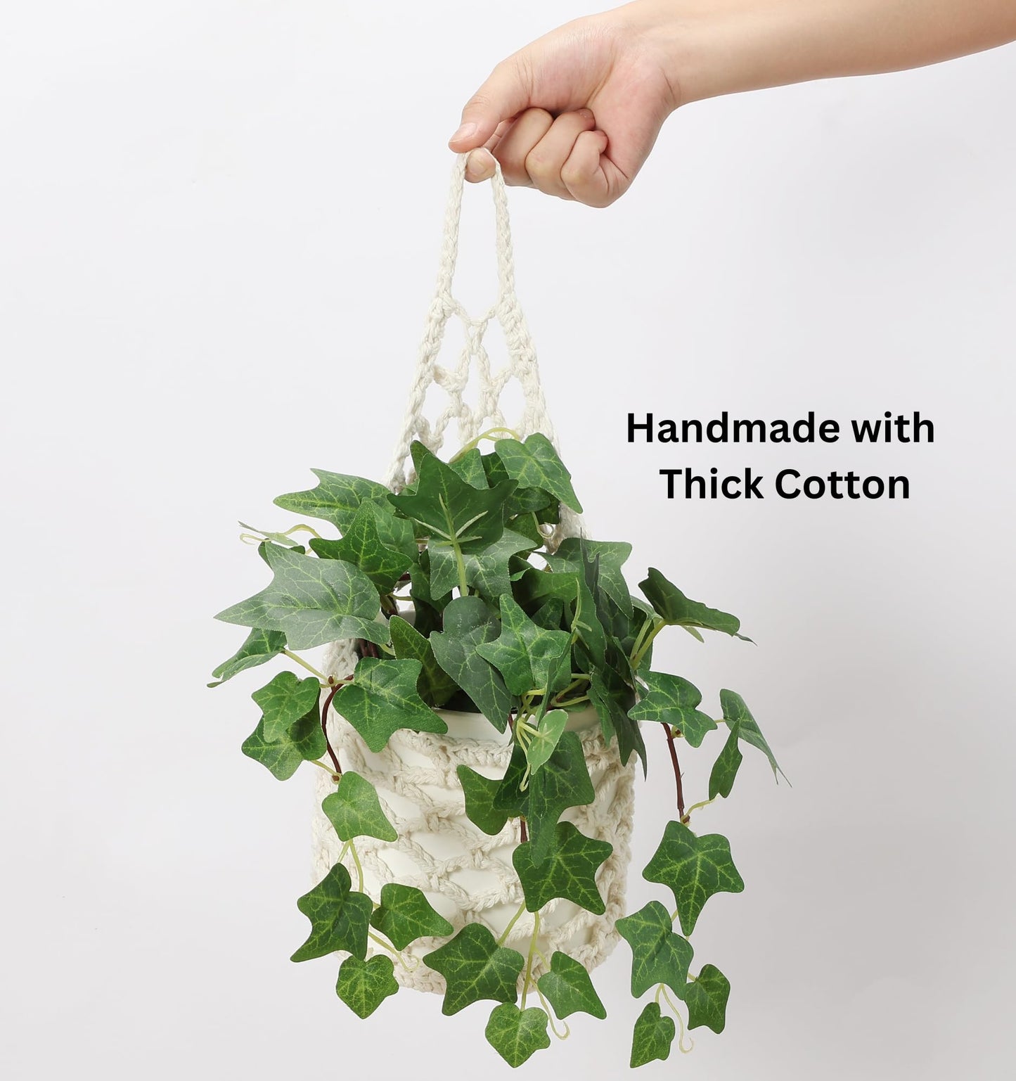 Shineloha 2 Packs Hanging Planters for Indoor Plants up to 6 in., Wall Plant Holder | Plant Hanger Indoor, Wall Planters for Indoor Plants, Hanging Plant (2PK, for 6 inch Pot)