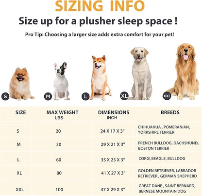 Dog Crate Pad for Medium Dog - 30x20 Memory Foam Dog Bed, Washable & Anti-Slip Dog Bed Mat, Ultra Soft Kennel Pad for Dogs Cozy Sleeping Mat, Khaki