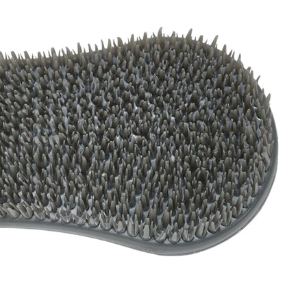 Intrepid International Magic Horse Brush Horse Grooming Kit w/Durable Plastic Britsles, Horse Brushes for Grooming, Grey
