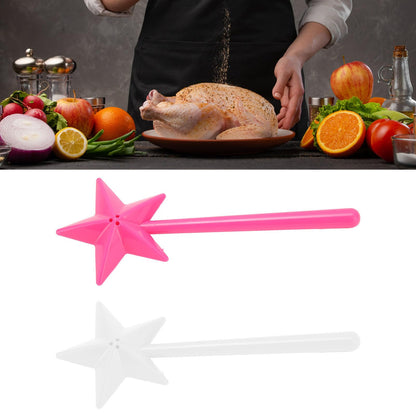 Wand Salt and Shakers, Exquisite Design, Multipurpose, Easy to, for Halloween Christmas Kitchen (Three Holes)