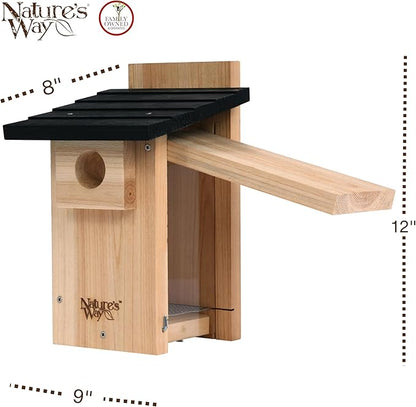 Nature's Way Bird Products CWH4 Cedar Bluebird Viewing House