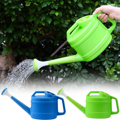 1 Gallon Watering Can, 3.75 Liters, Plastic 𝐖𝐚𝐭𝐞𝐫𝐢𝐧𝐠 𝐂𝐚𝐧 for Outdoor Plants with Removable Long Spout, Large Plastic Watering Can for Indoor Outdoor Garden Flowers Plants (Green)