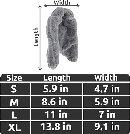 SIMENA Bird Blanket for Cage, Corner Fleece Bed for Birds, Cozy Bird Warmer, Parrot House for Cage, Cuddle Nest Hanging Toy for Lovebirds Parakeet (Grey, Medium)