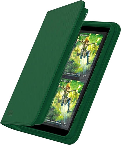 Ultimate Guard Zipfolio 160 – 8 Pocket Xenoskin Green