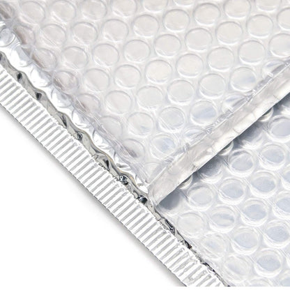 YUENPUN 30 Pack 11.8 x 9 Inch Bubble Mailers, Metallic Silver Padded Mailing Envelopes, Foil Self Seal Waterproof Shipping Envelopes for mailing, packing, Shipping