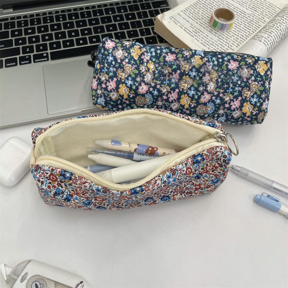 OZAOZ Cute Pencil Case Aesthetic Student Pencil Pouch Coin Pen Pouch Cosmetic Bag Office Stationery Organizer For Kids Teen School (S)