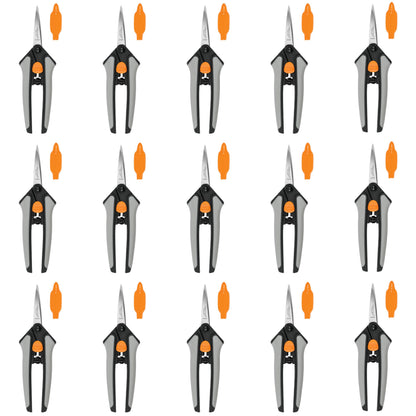 Fiskars 15pc Micro-Tip Pruning Snip Set, Precision Stainless Steel Blades, Softgrip Handles for Deadheading, Trimming & Shaping Small Plants