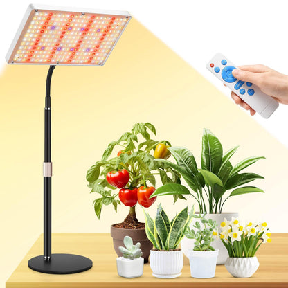 DragonLight Upgrade Desk LED Grow Lights, Full Spectrum Dimmable Grow Light with Remote Control for Greenhouse and Indoor Plant Veg and Flower Growing [Tabletop]