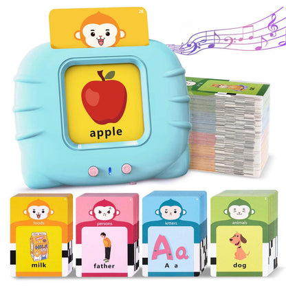 U-LEARNER 296 Sight Words Talking Flash Cards for Toddlers 1 2 3 4 5 Year Old, Pocket Speech, Sensory Speech Therapy Toys, Educational Learning Toys for Montessori and Autism Children, Gifts for Boys