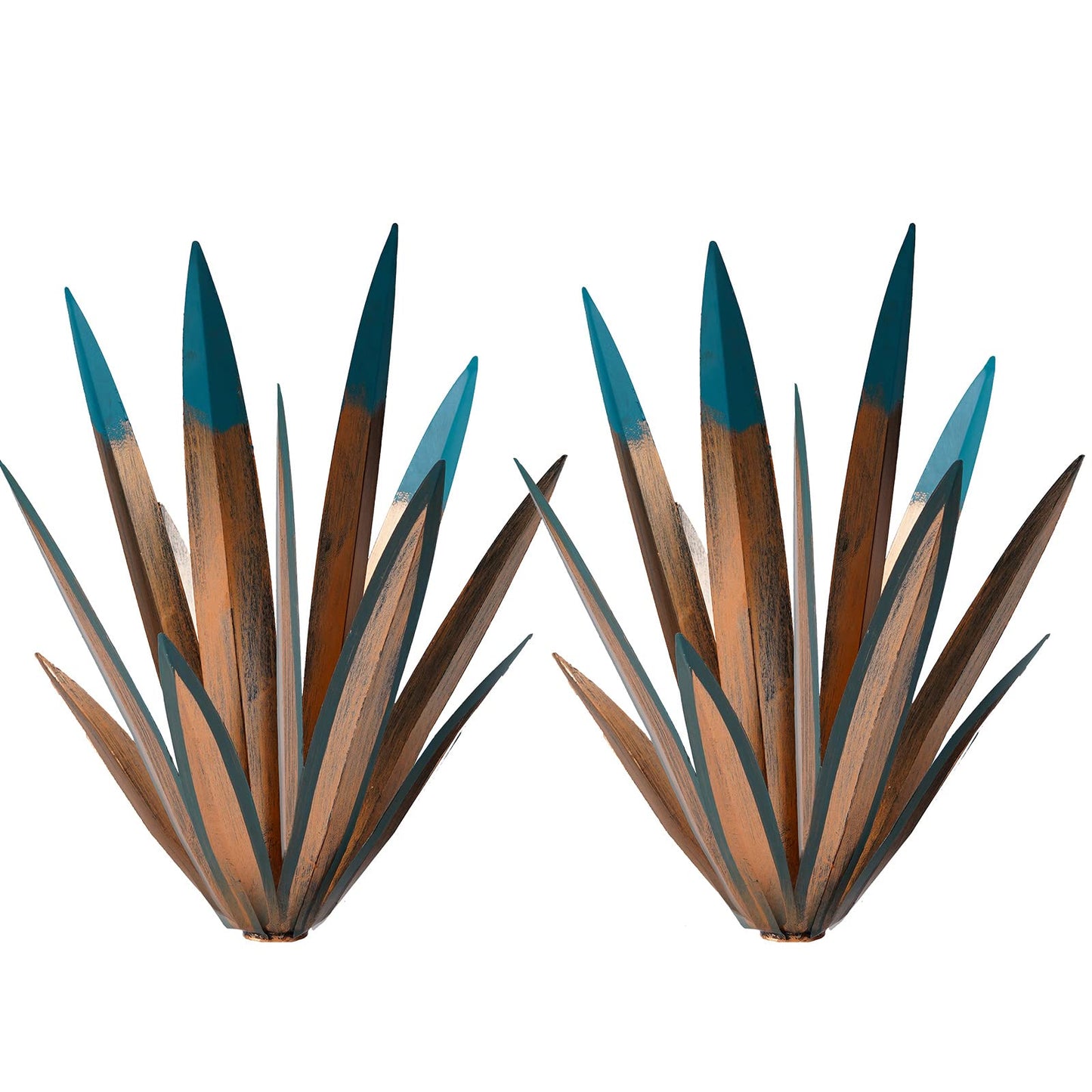 VChymm 2pcs Metal Country Tequila Sculpture DIY Plant Home Decor Garden Ornament Indooutdoor Statuette Patio Lawn Stake Decoration Gift 16"