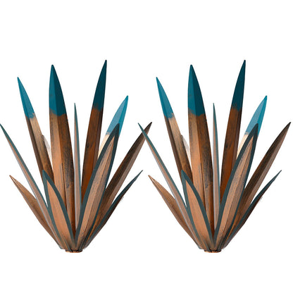VChymm 2pcs Metal Tequila Country Sculpture DIY Tequila Plant Home Decor Country Tequila Garden Ornament Indooutdoor Statuette Patio Lawn Patio Stake Decoration Gift to The Garden 12“