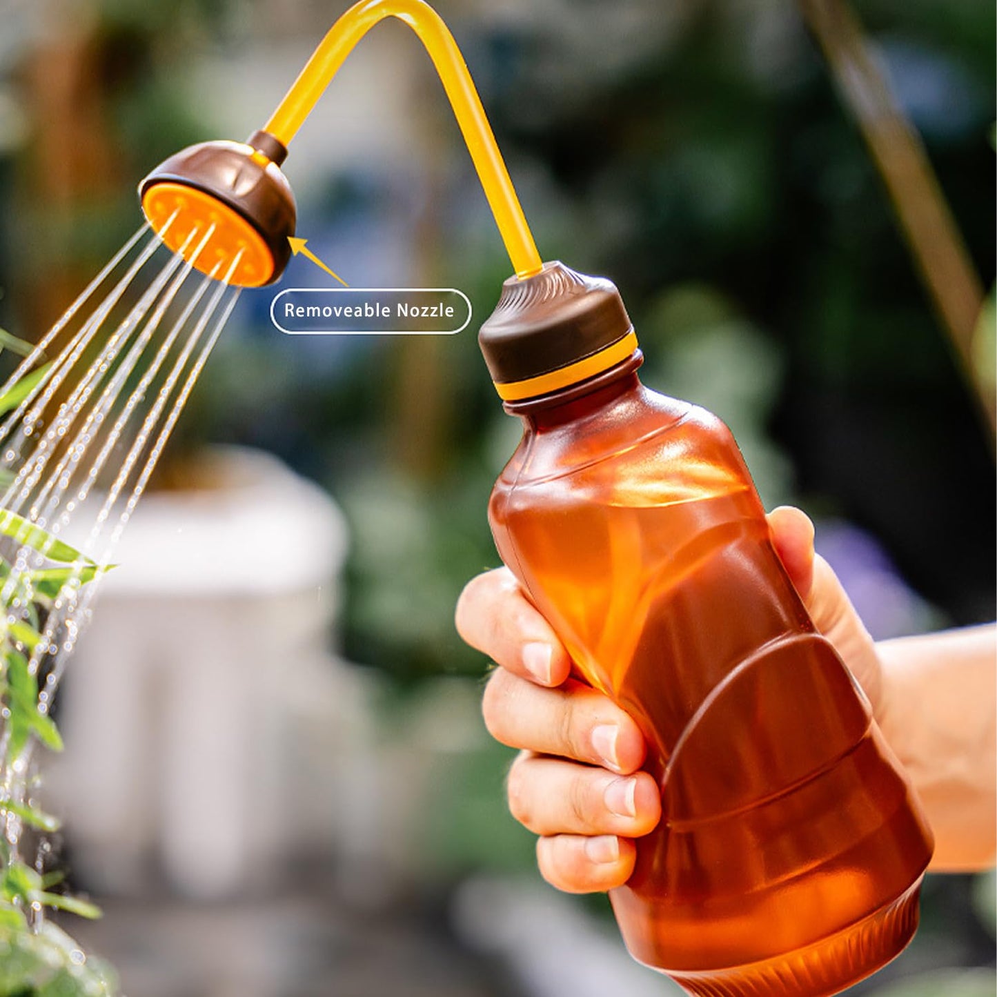 Zisqerts 450ml Plant Watering Can Spray Bottle for Indoor Plants, Succulents, Flowers Fine Mist Squeeze Bottle for Home Gardening & Plant Care (2)