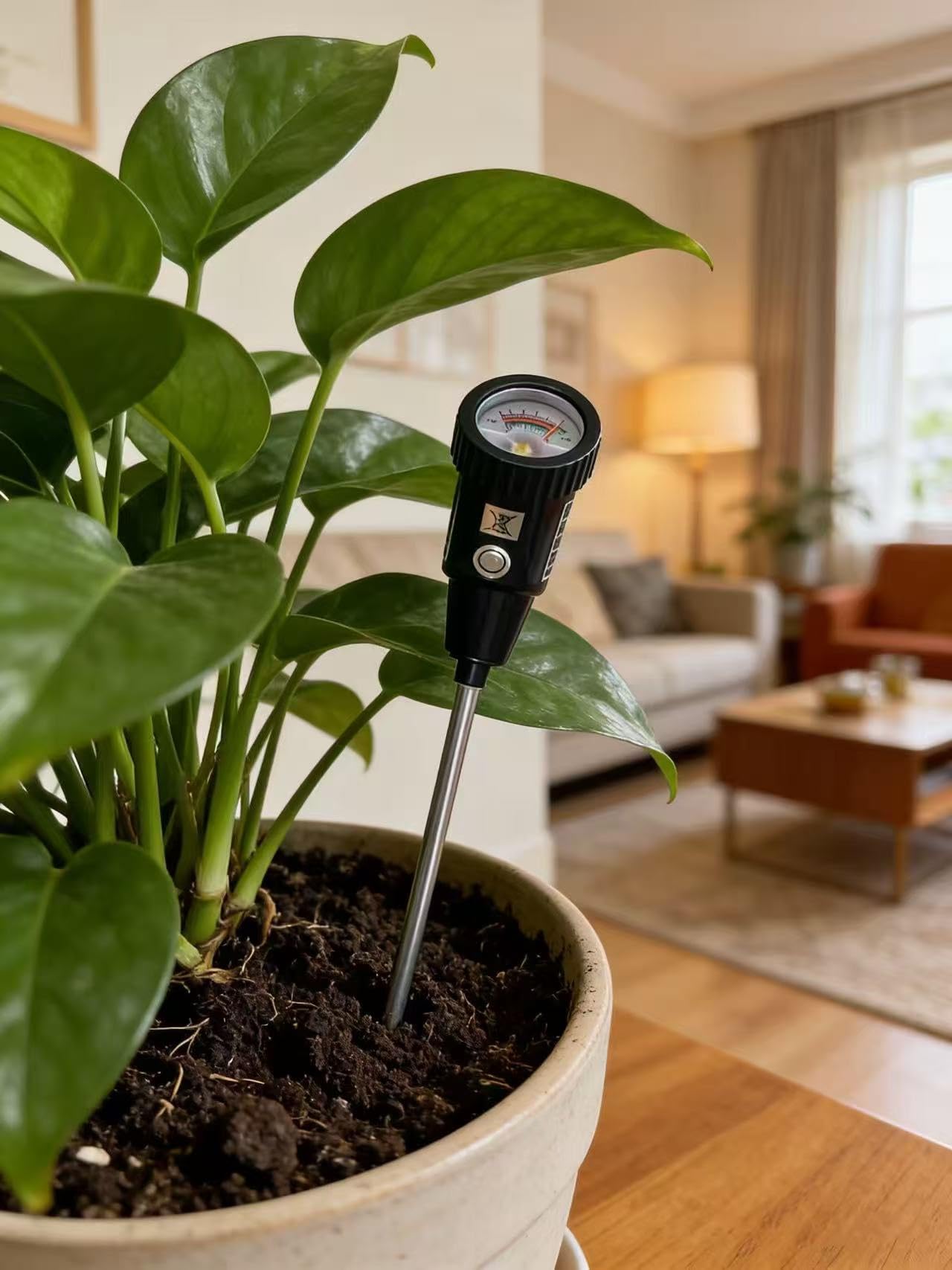 Soil Moisture Meter, Quickly detect Soil Acidity and Alkalinity Without the Need for Batteries, Portable Soil ph Meter, Le for Gardens, Lawns, Larms, and Indoor Potted Plants,295 mm Long