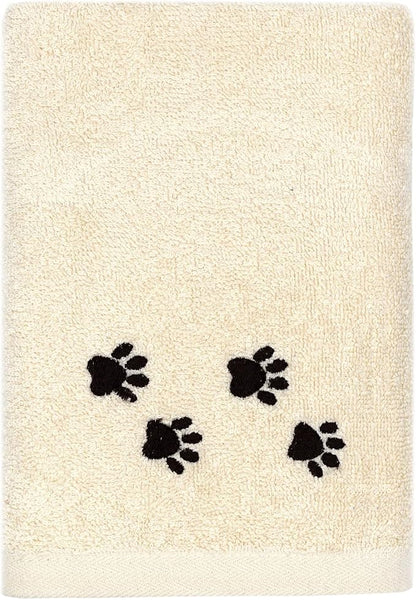 DAN RIVER Dog Towel - Pack of 1, 100% Cotton, 20x40, Ultra Soft 450 GSM, Super Absorbent & Quick Drying Towel for Dogs, Cats, and Other Pets, Shortbread.