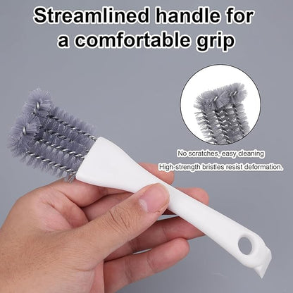 2pcs Bird Cage Cleaner with Long Handle, Bird Cage Brush Droppings Removal Tool for Small Animals Remover Parrot Bath Perches Cleaning Accessories