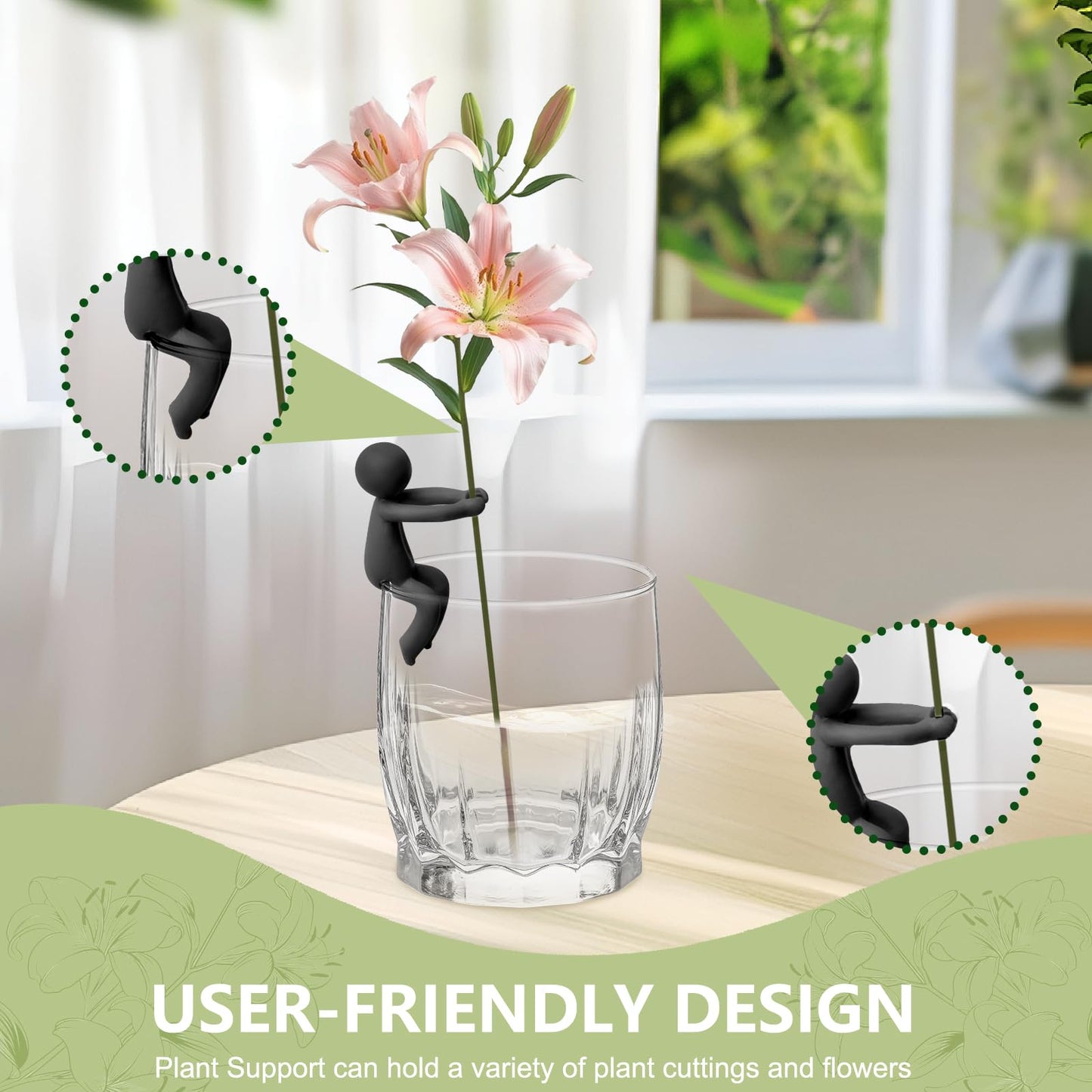 BlissfulSGDM Plant Propagation Buddy, 3pcs Plant Cutting Holder, Plant Buddy Propagation Plant Support for Sprouts, Propagation Buddy for Indoor Gardens Or for Stems, Shoots and Cuttings