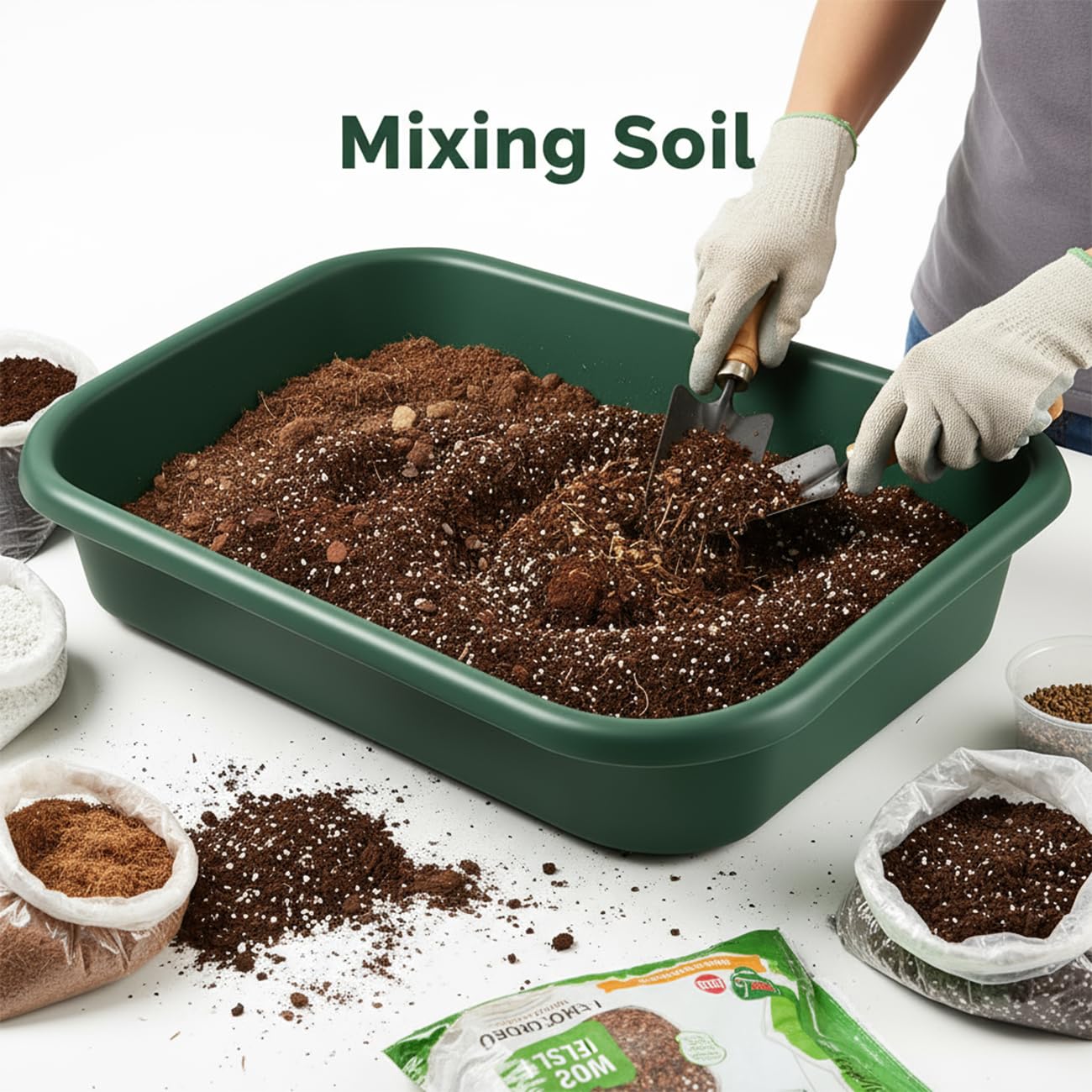 RooTrimmer 2Pcs of Potting Trays and 50 Pack 3inch Small nursey pots Set for Seedling, transplanting