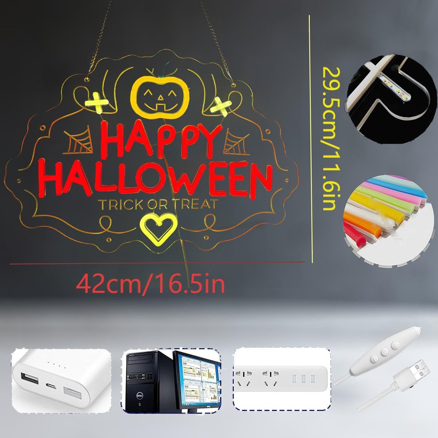 Halloween Neon Sign,