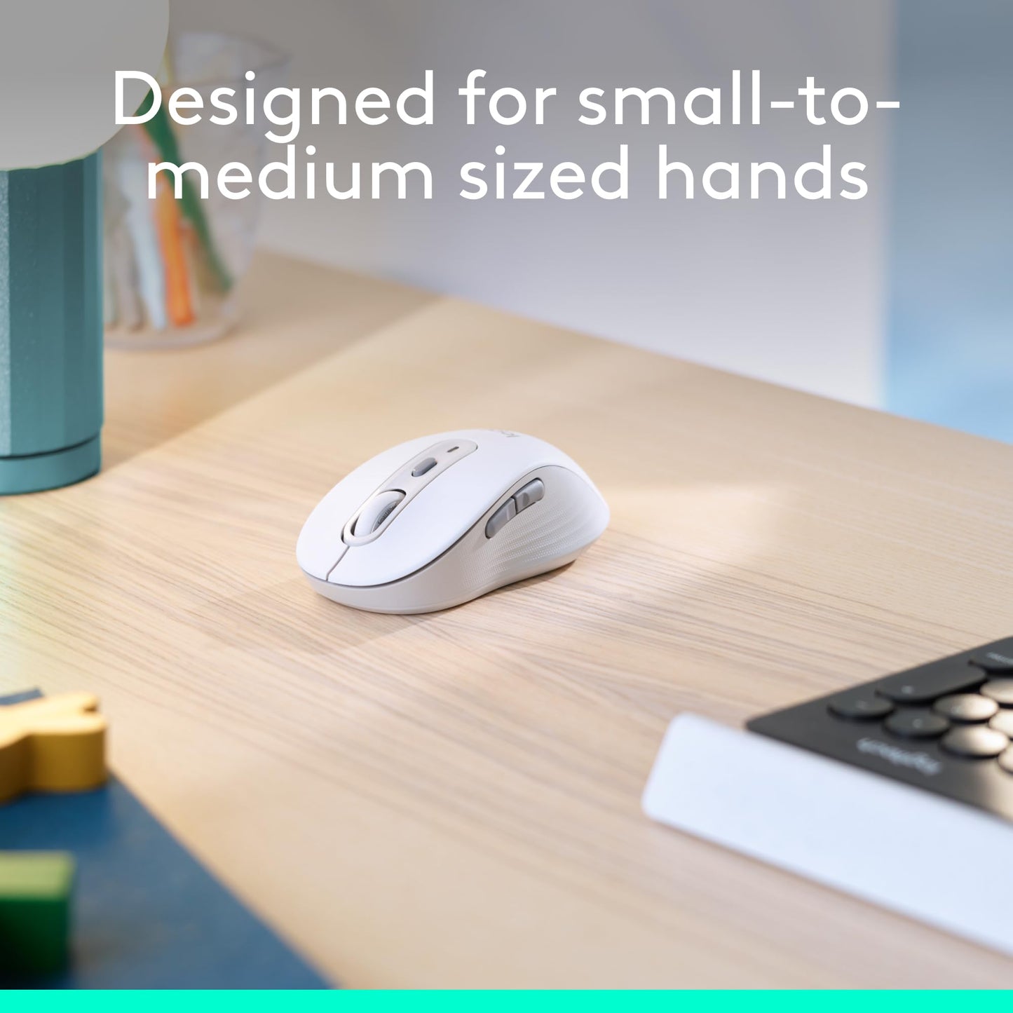 Logitech Wireless Mouse Signature M650 L Full Size - Large Hands, 2-Year Battery, Silent Clicks, Customizable Buttons, Bluetooth, PC/Mac/Chromebook - Black, Right-Handed, Large