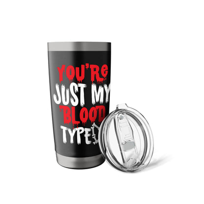 Scary Halloween Vampire Quote Design For Women Stainless Steel Insulated Tumbler