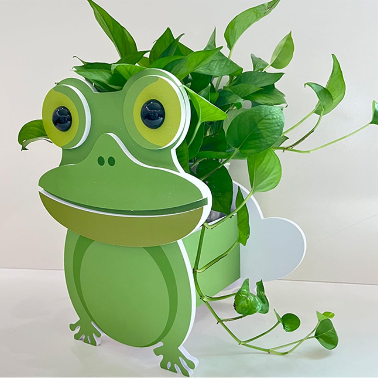 Koalas Planter, Cute Cartoon Flower Pot, Animal Shaped Planter Pot, Garden Succulent Plant Pots, PVC Animal Planter Pots with Drainage Hole, Storage Container Planters for Outdoor Plants(Birds)