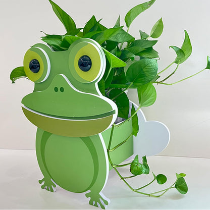 Koalas Planter, Cute Cartoon Flower Pot, Animal Shaped Planter Pot, Garden Succulent Plant Pots, PVC Animal Planter Pots with Drainage Hole, Storage Container Planters for Outdoor Plants(Birds)