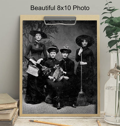 Victorian Witch Photography Gothic Wall Decor - Wiccan Pagan Art 8x10