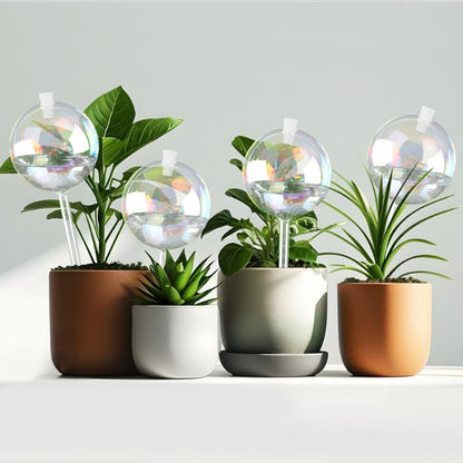 13 oz Up to 2 Weeks Large Self-Watering Plant Watering Globes, Self Watering Planter Insert, Glass Bulbs for Indoor & Outdoor Plants - Automatic Watering While Away or Vacation (Large 2-Pack)