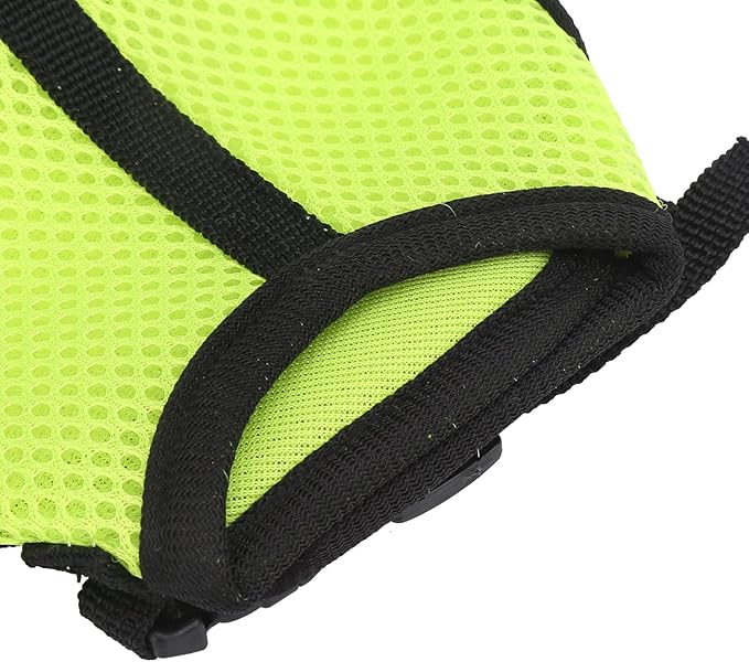 Small Dog Harness, Mesh Cloth Puppy Harness for Rabbits for Small Pets for Guinea Pigs(L, Green)