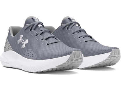 Under Armour Men's Charged Surge 4, (101) Steel/Mod Gray/White, 10.5, US