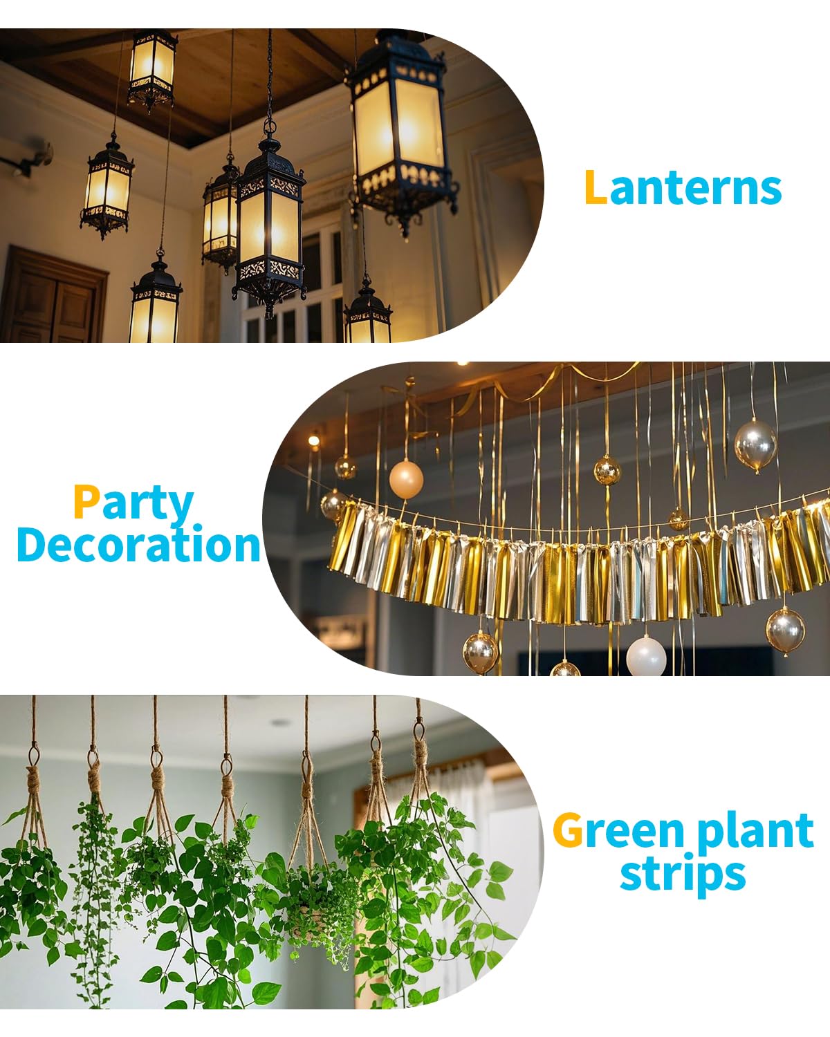 (ApeBest) 25 Pack Adhesive Ceiling Hooks for Hanging：Clear Adhesive Strips Sticky Hook for Ceiling Decorative No Drill Hooks for Bedroom Classroom Kitchen Party Halloween Christmas Decorations