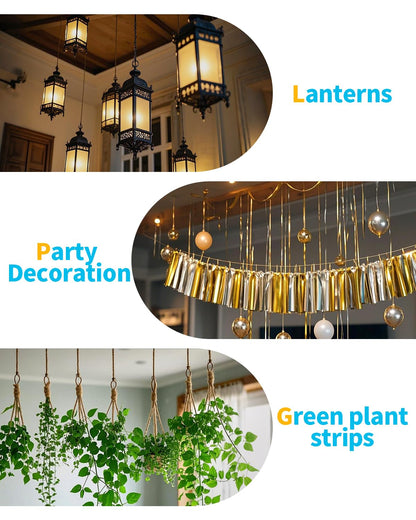 (ApeBest) 25 Pack Adhesive Ceiling Hooks for Hanging：Clear Adhesive Strips Sticky Hook for Ceiling Decorative No Drill Hooks for Bedroom Classroom Kitchen Party Halloween Christmas Decorations