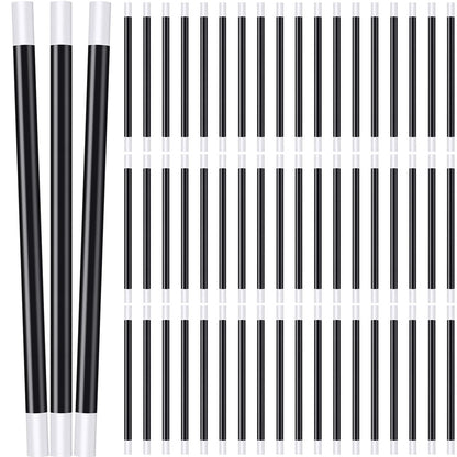Gejoy 84 Pcs 10 Inches Plastic Magic Wand Black and White Spell Casting Stick Magician Wand for Witch Magician Costume, Halloween Party Favors, Birthday Games Kit